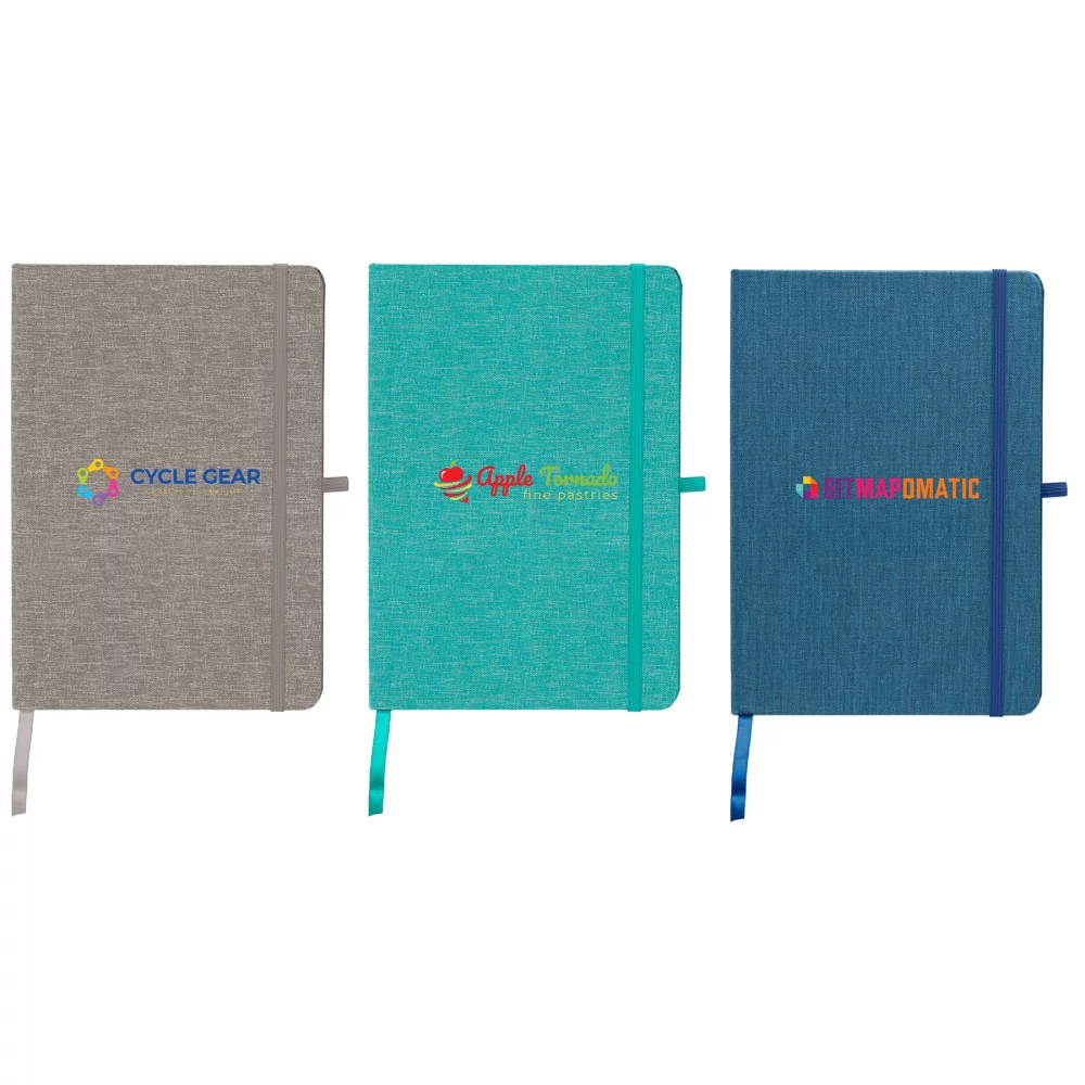 Melville 5.8" x 8.3" RPET Notebook - ColorJet