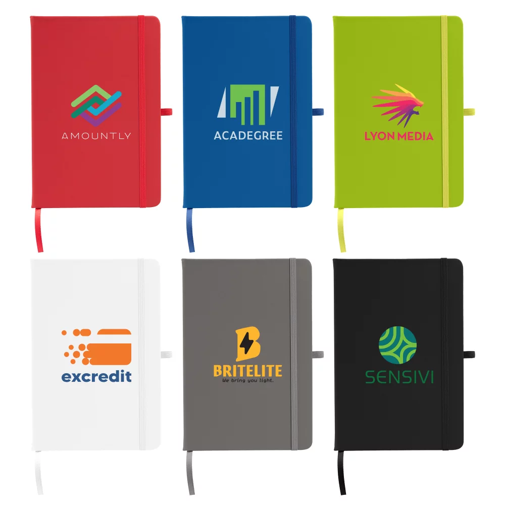 Wilde Recycled Hard Cover Journal - A5 5.5" x 8.3" -ColorJet