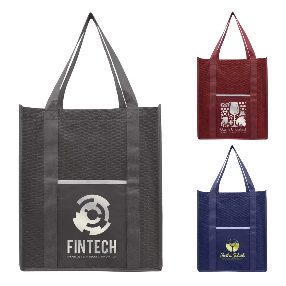 Sac fourre-tout de luxe North Park - Non-tissé - Impression métallique