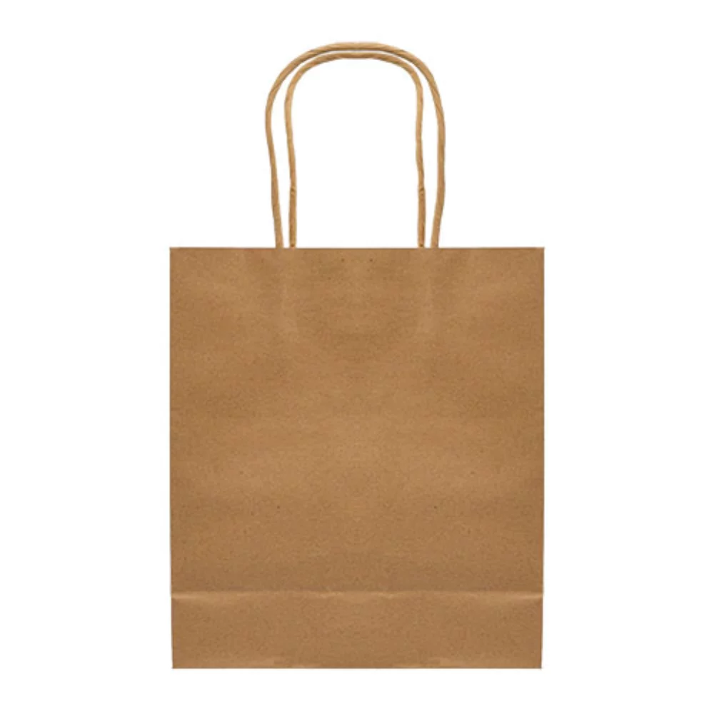 Kraft Paper Bag - 7.5"w x 8.3"h