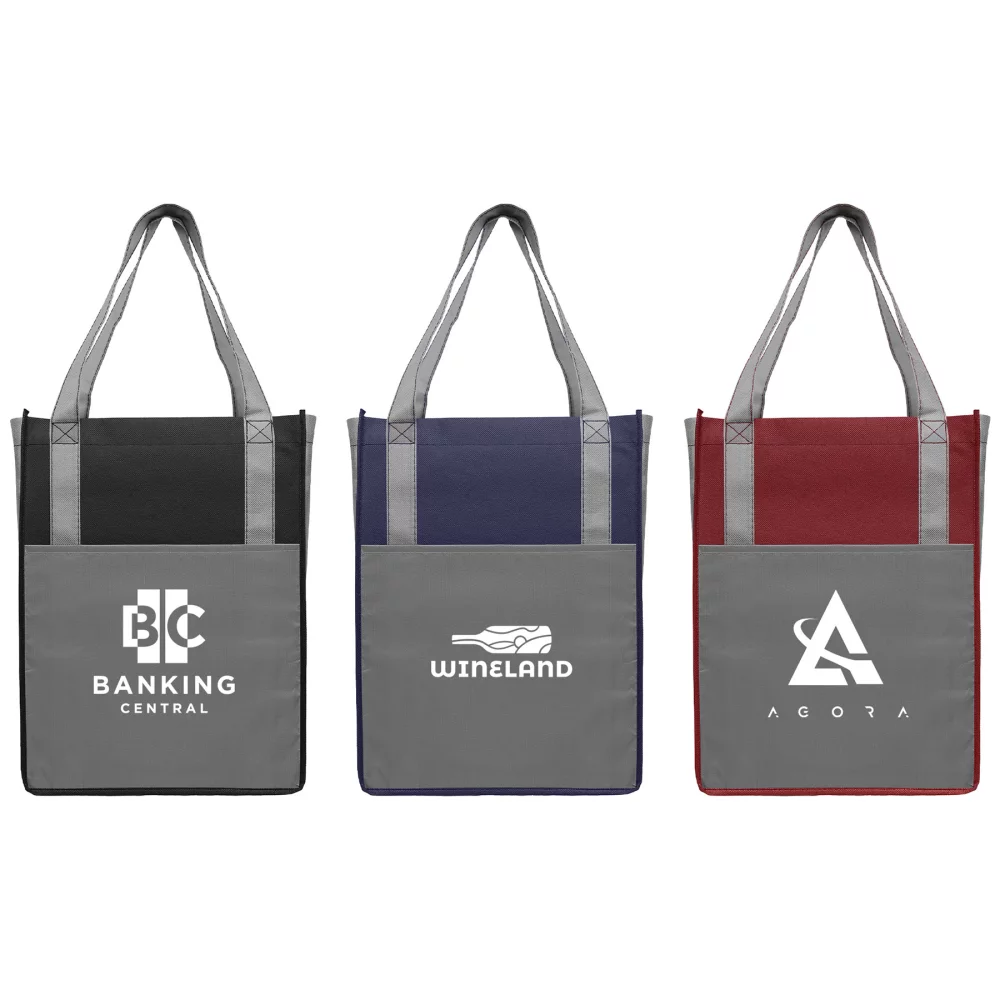 North Park Two-Tone - Non-Woven Tote Bag