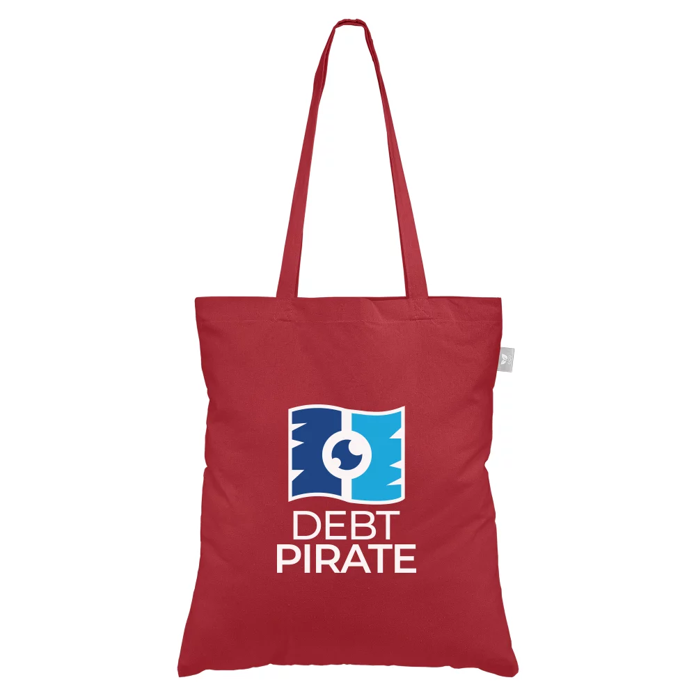 Sac fourre-tout en coton recyclé Geo - 5 oz - Transfert thermique