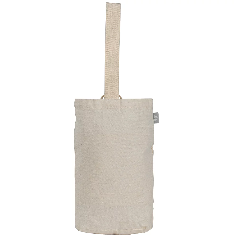 Tango - Sac à vin à deux bouteilles - 8 oz. Mélange de coton recyclé - Transfert de chaleur