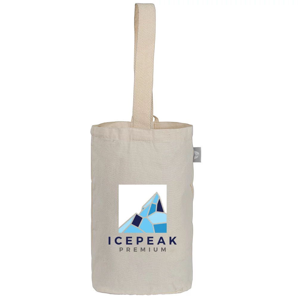 Tango - Dual-Bottle Wine Tote Bag - 8 oz. Recycled Cotton Blend - Heat Transfer