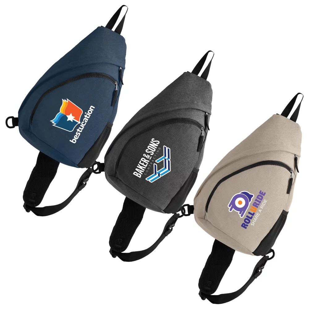 Helsinki - RPET Nylon Sling Bag -Heat Transfer