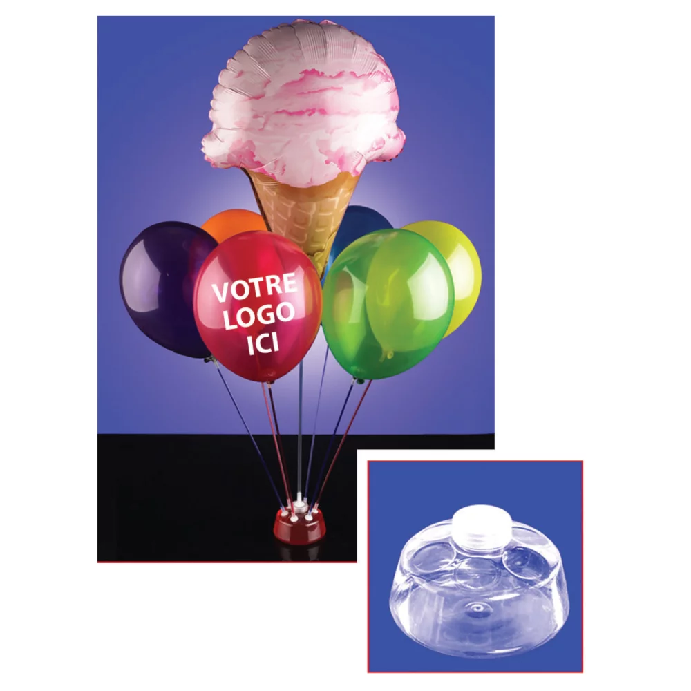 Affichage multi-base pour ballons gonflables à l'air
