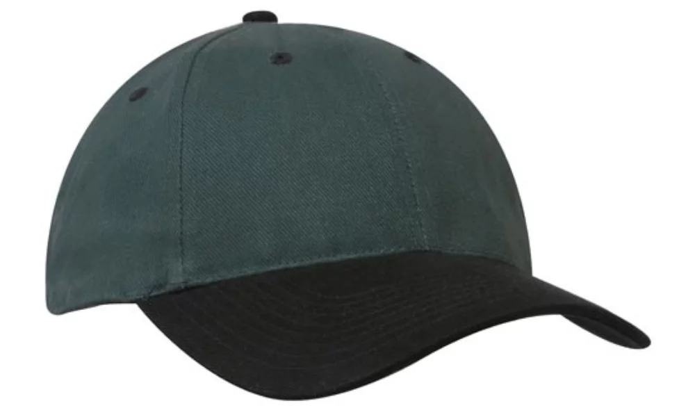 Casquette en coton lourd brossé
