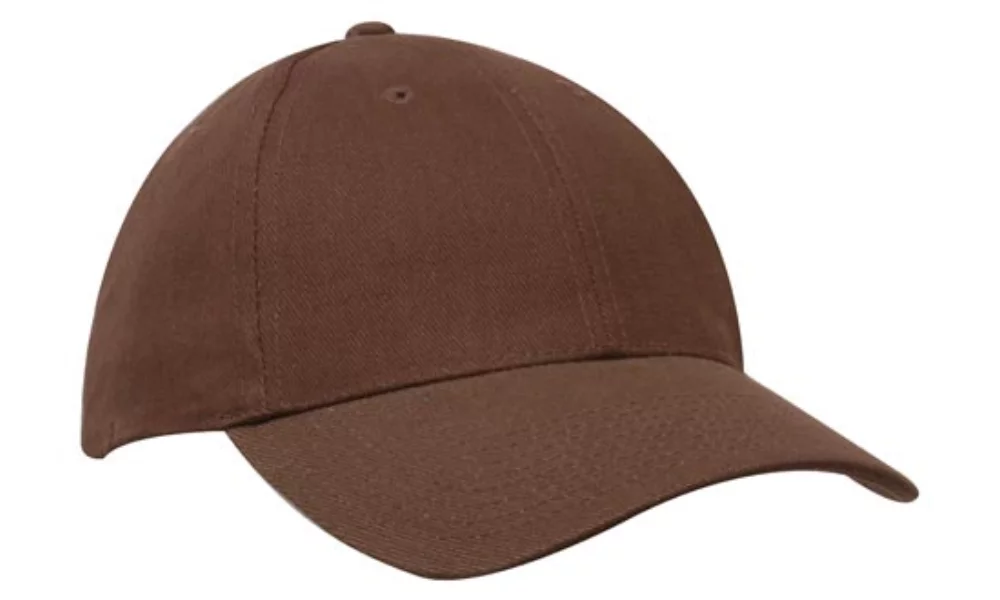 Casquette en coton lourd brossé