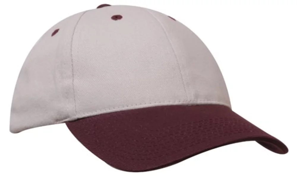 Casquette en coton lourd brossé