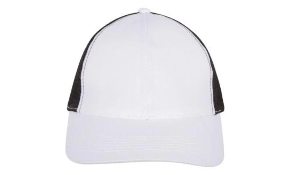Casquette en coton brossé style camionneur avec dos en filet