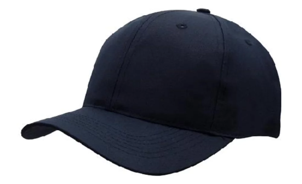Casquette en sergé de polyester respirant avec profil à 6 panneaux