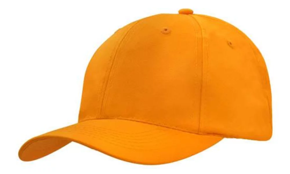 Casquette en sergé de polyester respirant avec profil à 6 panneaux