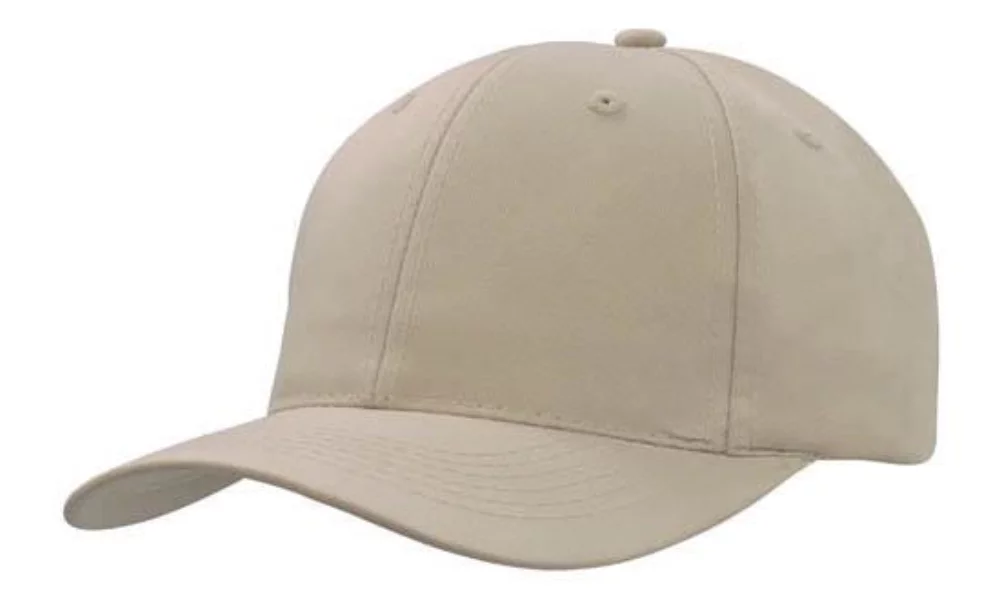 Casquette en sergé de polyester respirant avec profil à 6 panneaux