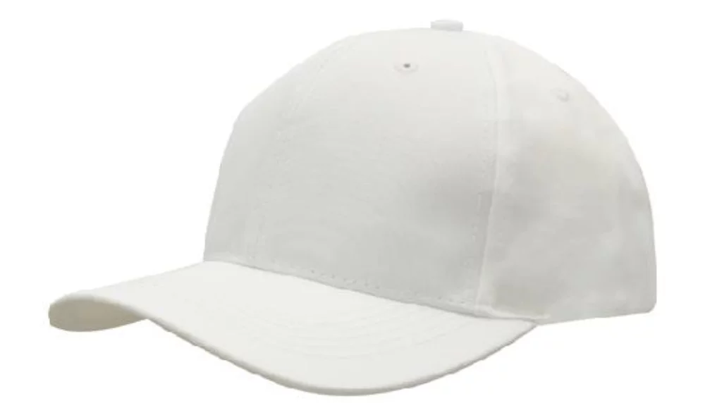 Casquette en sergé de polyester respirant avec profil à 6 panneaux