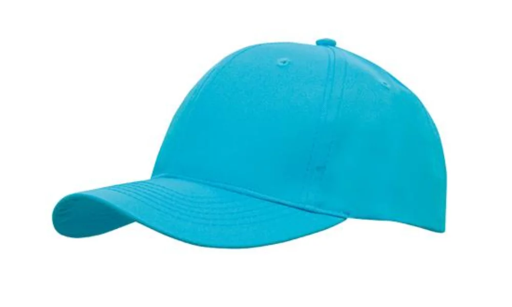 Casquette en sergé de polyester respirant avec profil à 6 panneaux