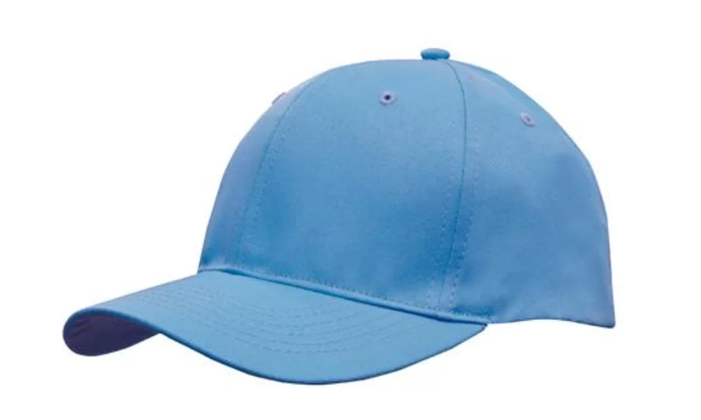Casquette en sergé de polyester respirant avec profil à 6 panneaux