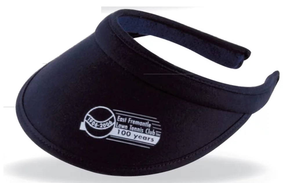 Brushed Heavy Sports Twill Visor w/Covered EVA Peak