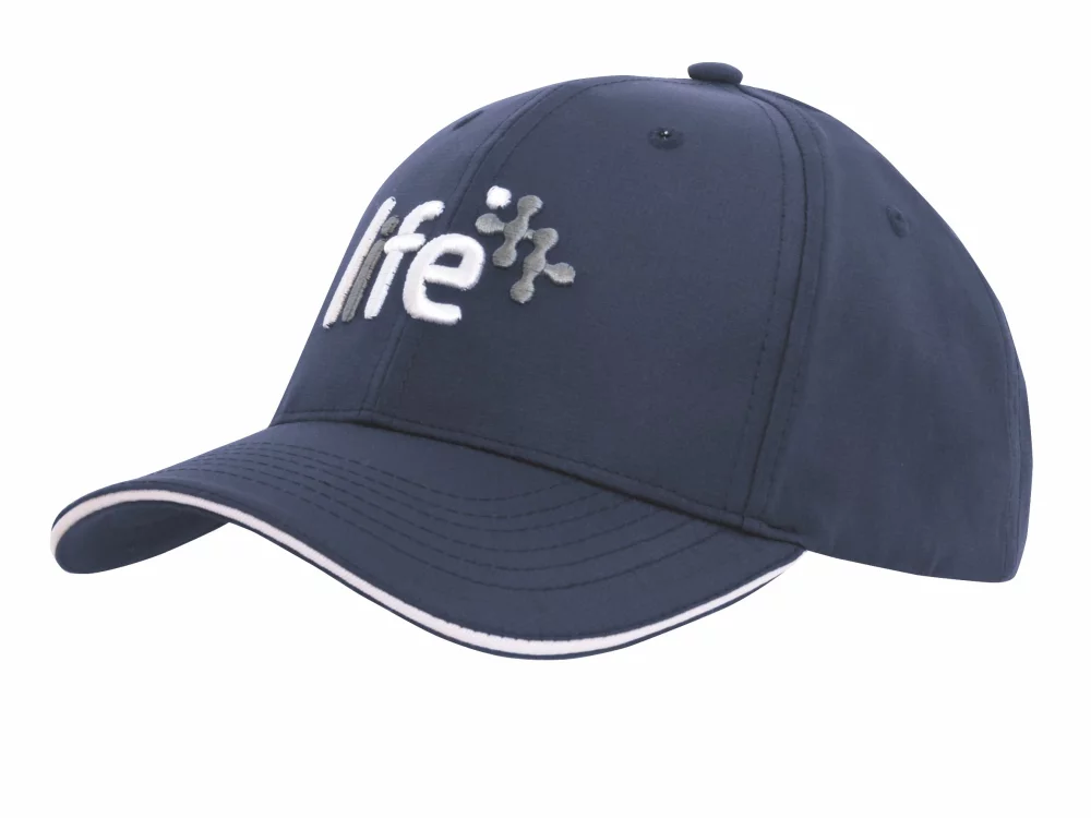 Casquette de sport en ripstop avec bordure sandwich