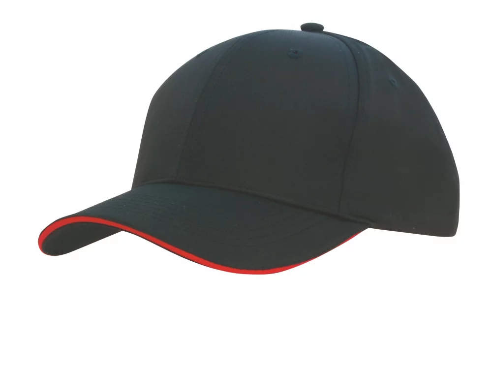 Casquette de sport en ripstop avec bordure sandwich