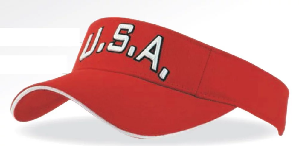 Brushed Heavy Cotton Peak Visor