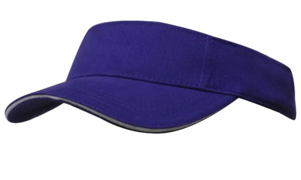 Brushed Heavy Cotton Peak Visor