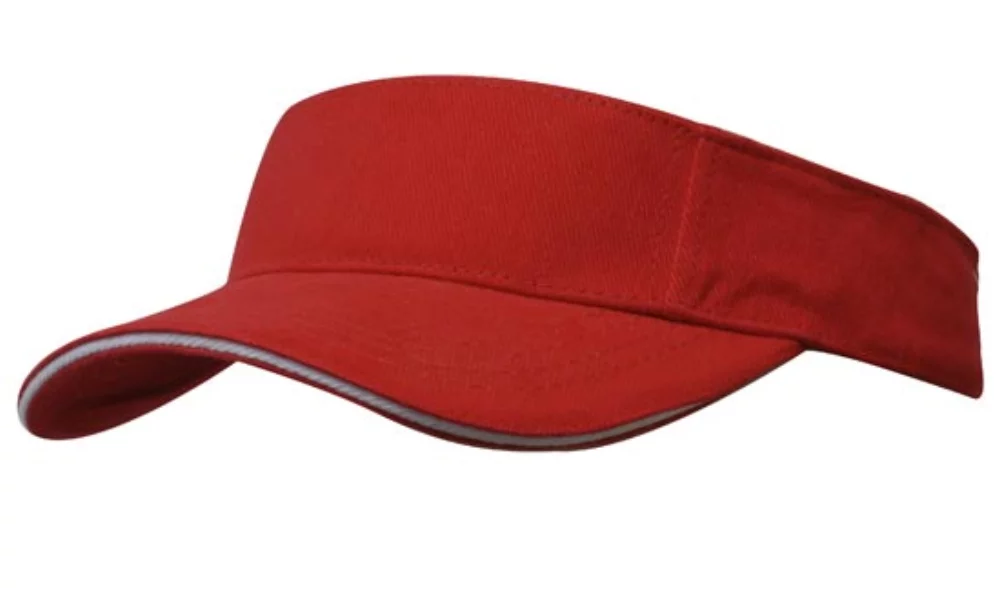 Brushed Heavy Cotton Peak Visor