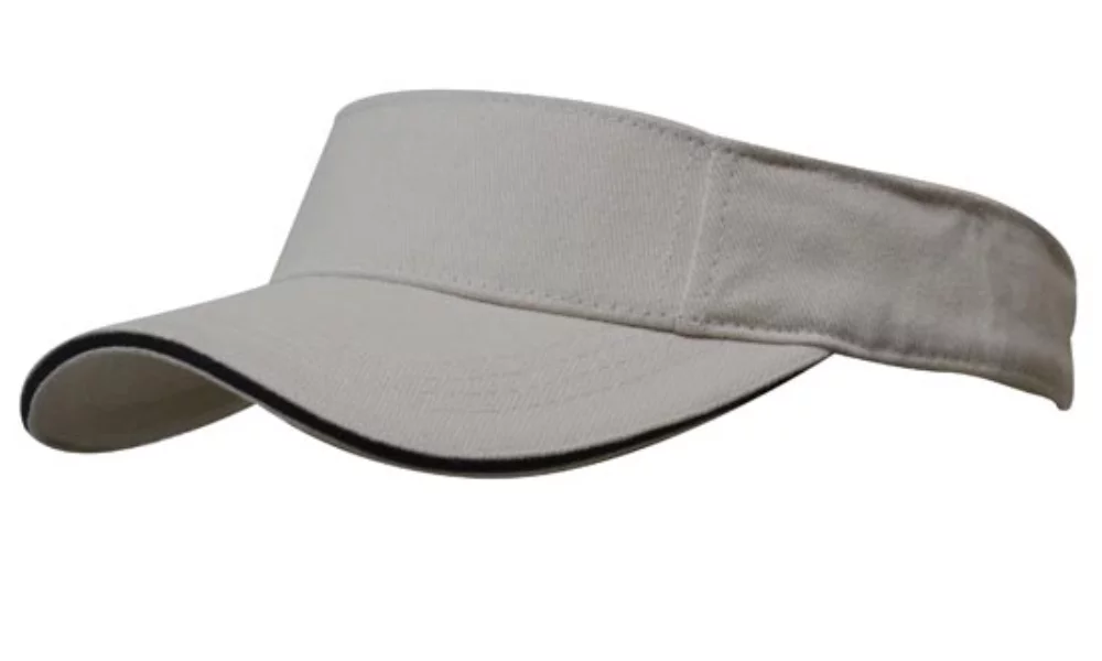 Brushed Heavy Cotton Peak Visor