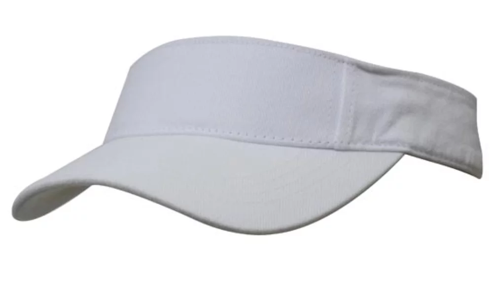 Brushed Heavy Cotton Peak Visor