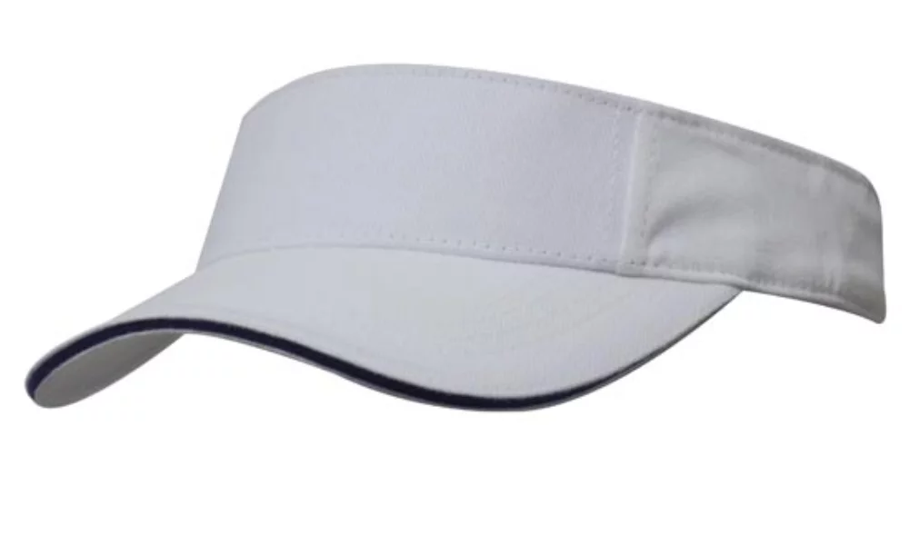 Brushed Heavy Cotton Peak Visor