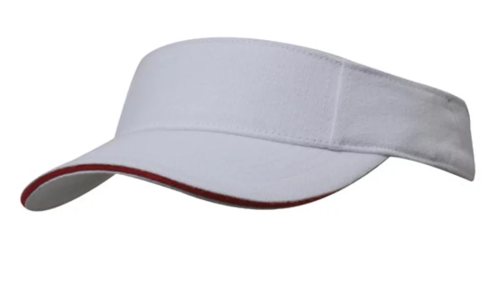 Brushed Heavy Cotton Peak Visor