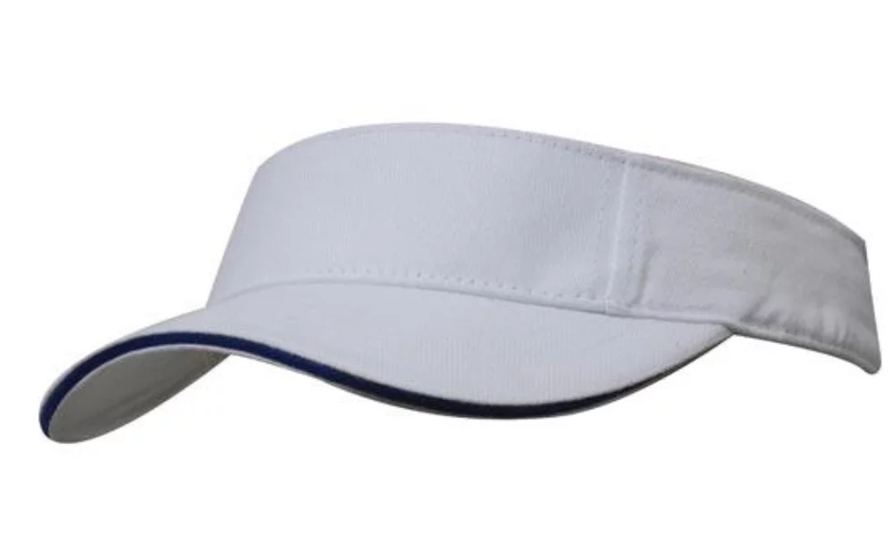Brushed Heavy Cotton Peak Visor