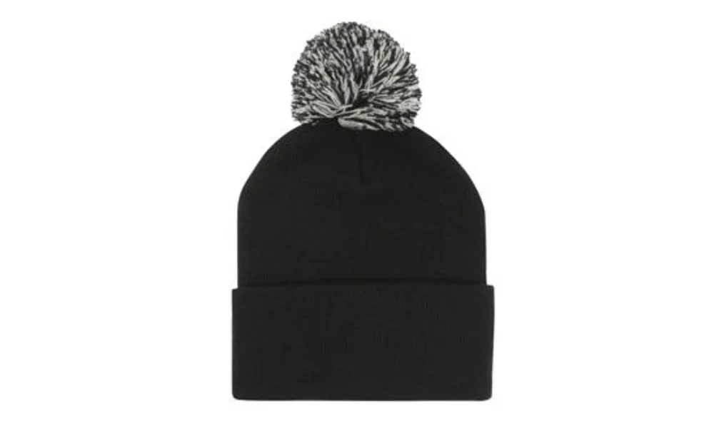 Bonnet en acrylique avec pompon