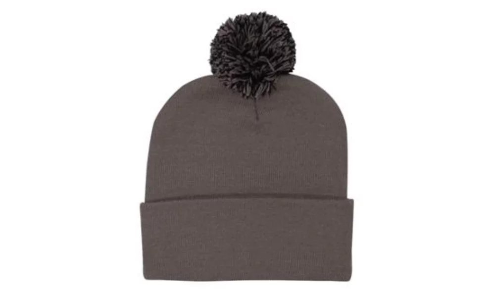 Bonnet en acrylique avec pompon