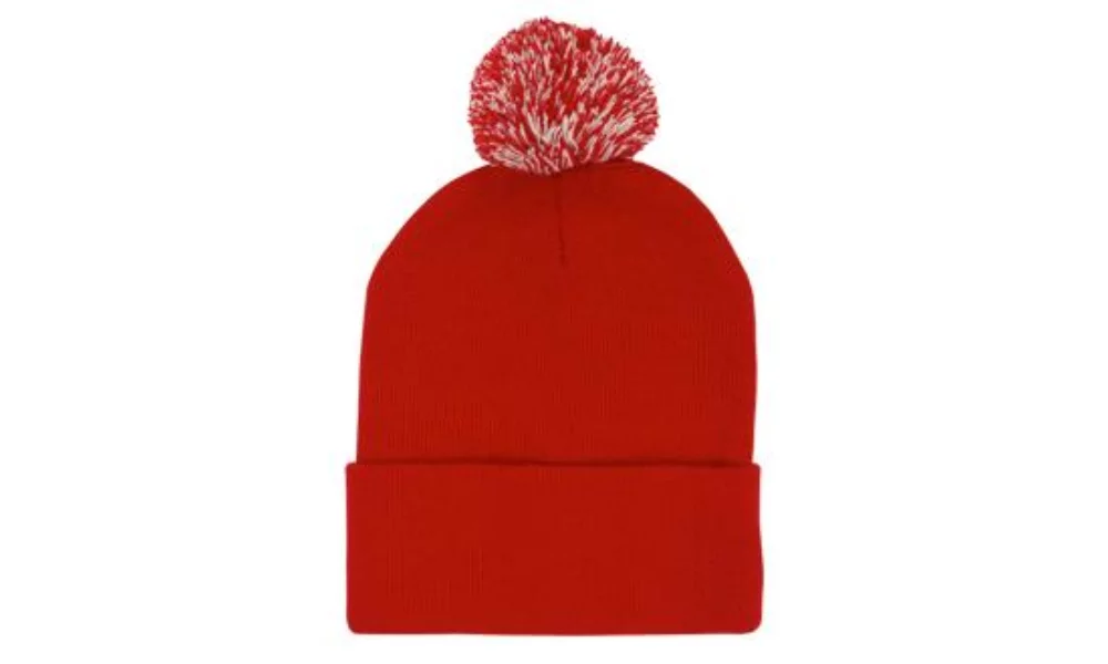 Bonnet en acrylique avec pompon