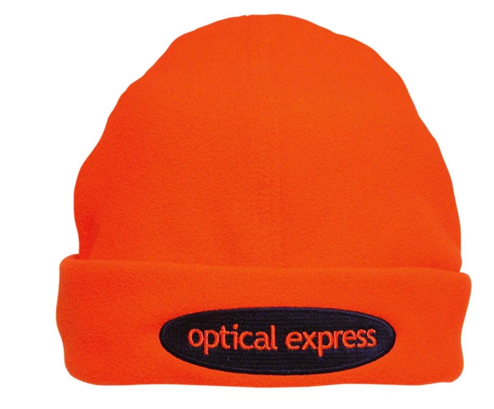 Bonnet en micro-polaire luminescente de sécurité