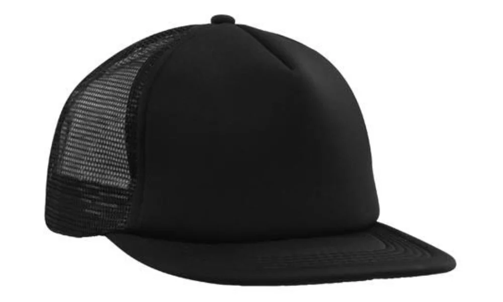 Casquette de camionneur avec visière plate