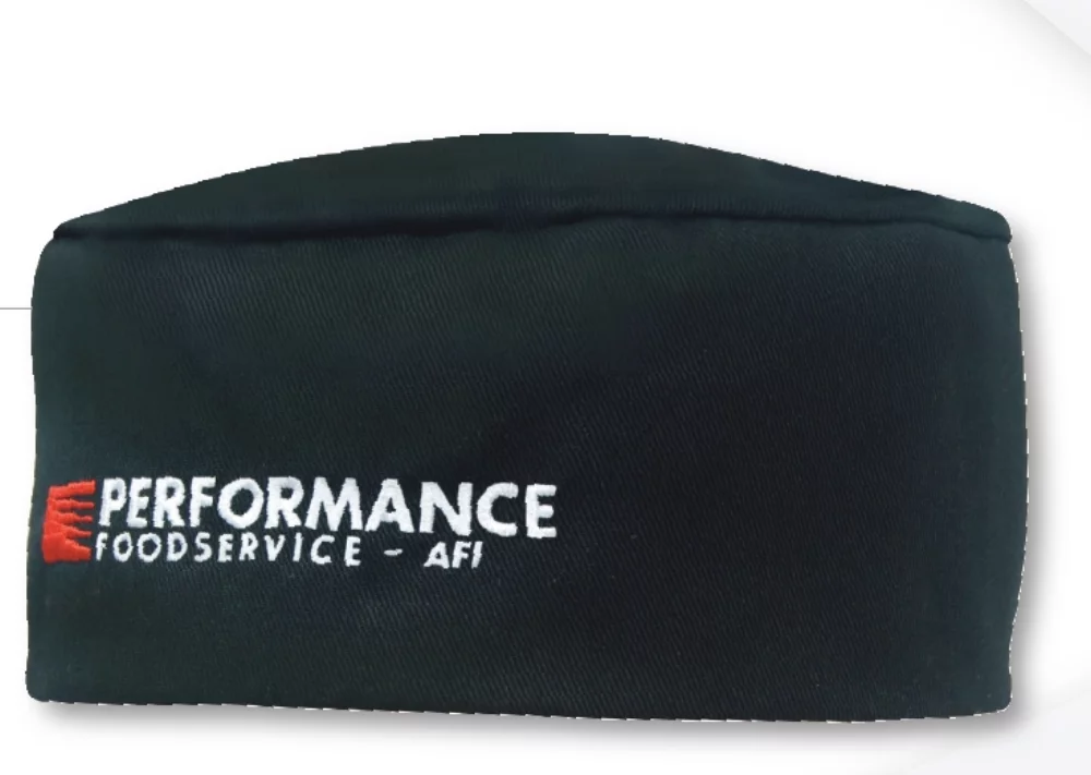 Poly Cotton Chef's Cap w/Elastic Back