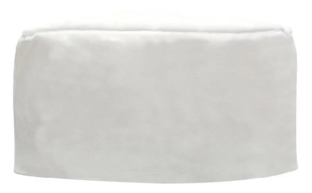 Calot de chef en poly-coton avec élastique à l'arrière