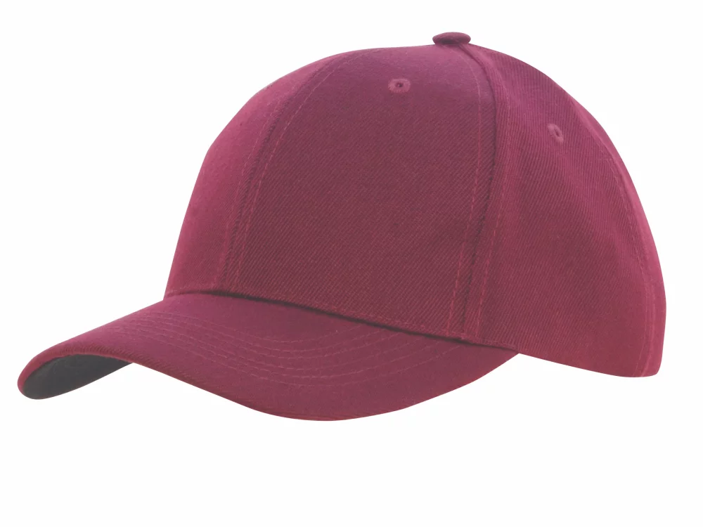 Casquette en sergé américain de qualité supérieure avec visière contrastante.