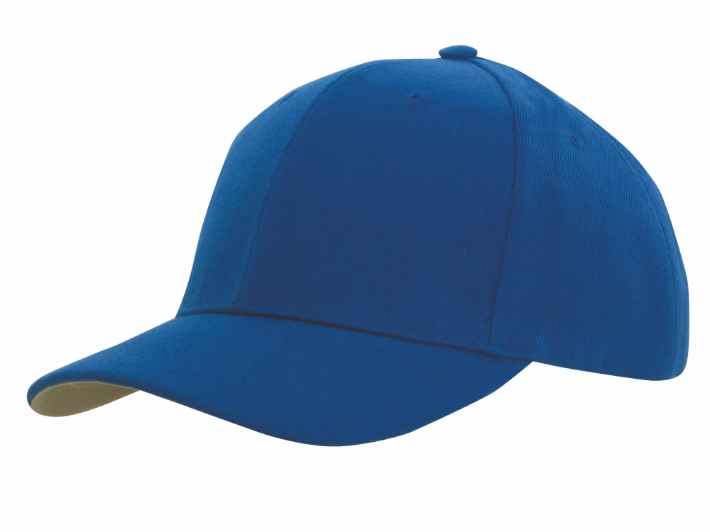 Casquette en sergé américain de qualité supérieure avec visière contrastante.