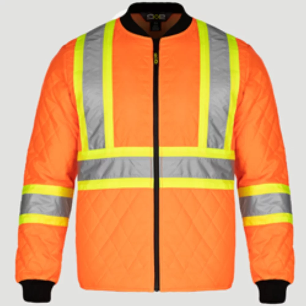 Quilted Jacket w/Hi-Vis Striping