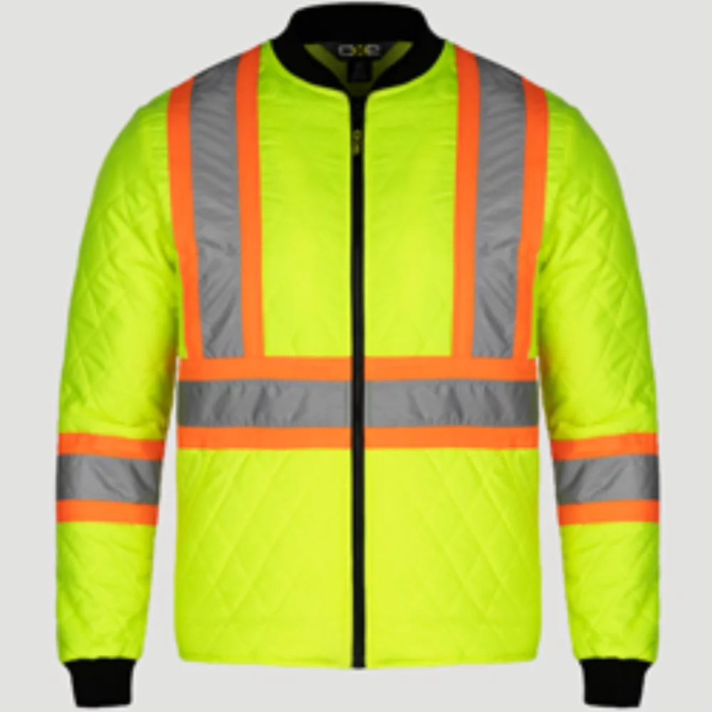 Quilted Jacket w/Hi-Vis Striping