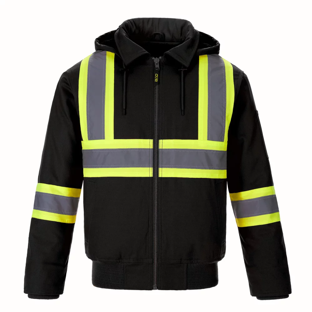 Bomber Hi-Vis pour hommes avec doublure en sherpa internationale