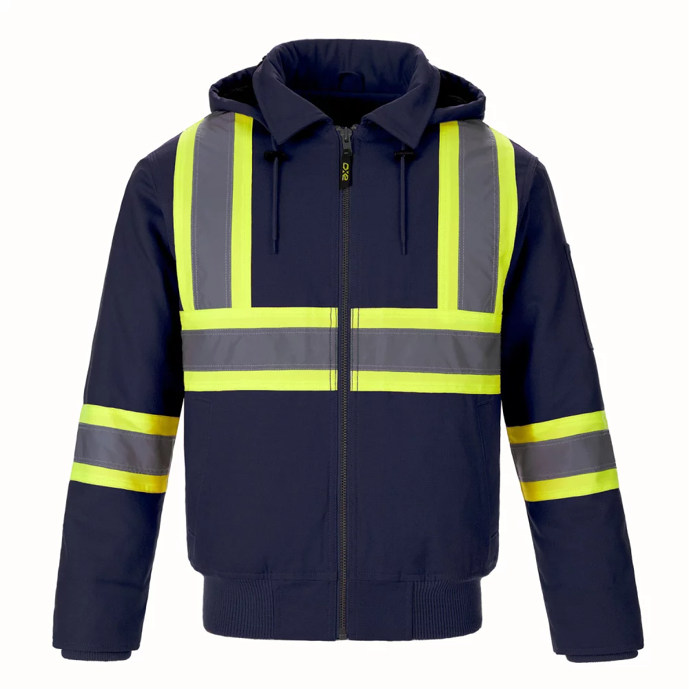 Bomber Hi-Vis pour hommes avec doublure en sherpa internationale