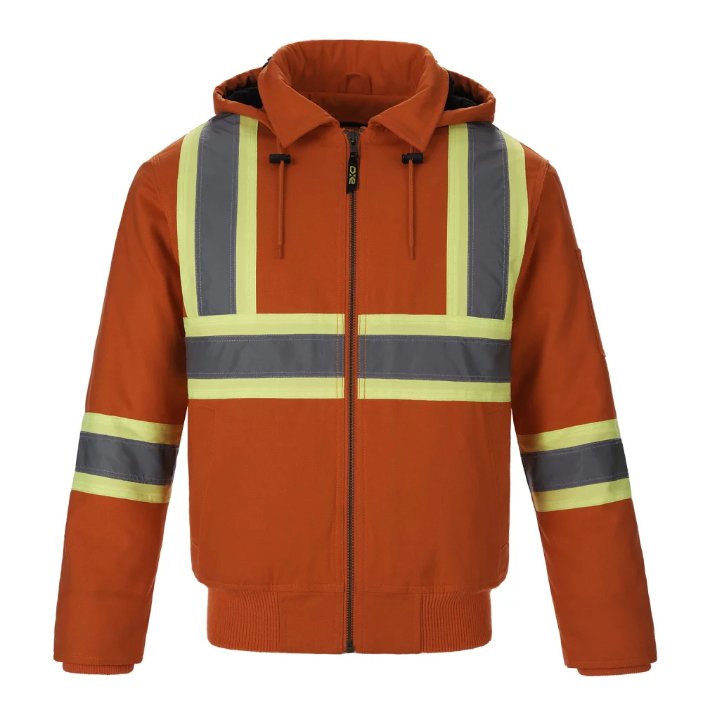 Bomber Hi-Vis pour hommes avec doublure en sherpa internationale