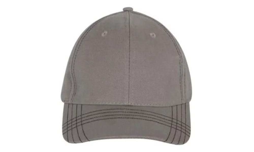 Brushed Heavy Cotton with Contrast Cross Stitching on Peak