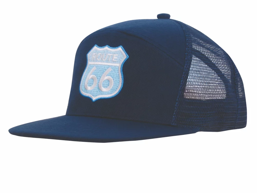 Casquette en sergé américain uni de qualité supérieure avec dos en filet.