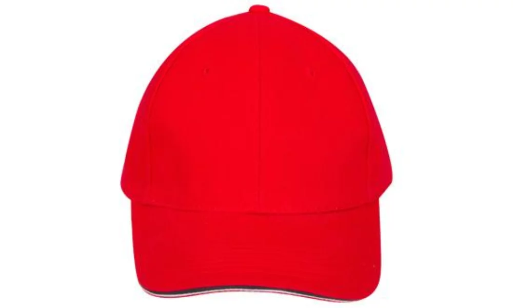 Heavy Brushed Cotton Cap with Double Sandwich