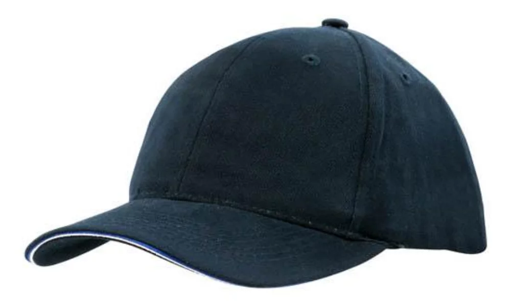 Heavy Brushed Cotton Cap with Double Sandwich