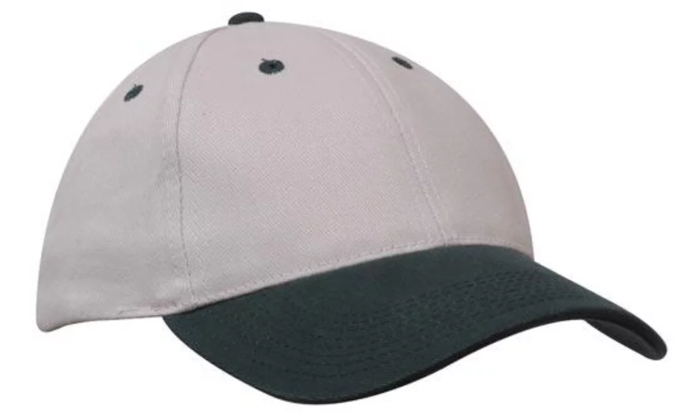Six Panel Brushed Poly Cotton Cap